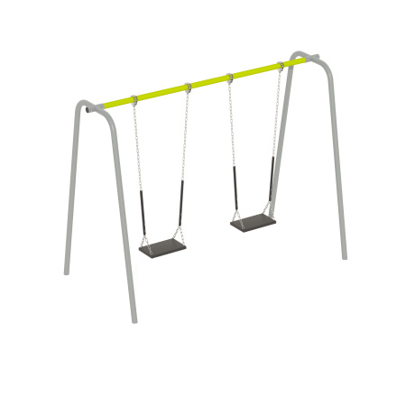 Качели Романа 108.58.00 (зеленый/серый) (бетонирование)