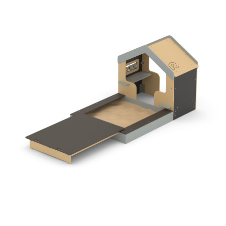 Игровой домик-песочница для детской площадки Romana 057.91.00