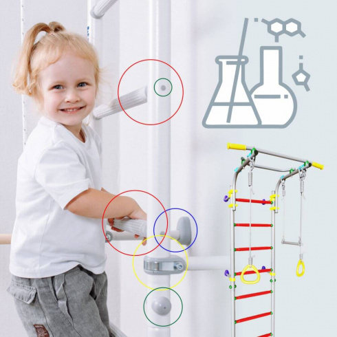 Установка шведских стенок в Элисте фото от компании ВИНКО. Интернет-магазин➥i-fun.ru