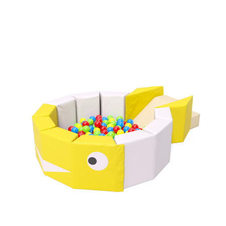 Сухой бассейн с горкой Romana «Кит», 300 шариков