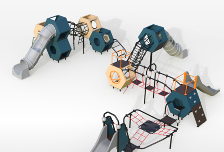 Обзор новинки от Romana – серия игровых комплексов «Грани» в Элисте фото от компании ВИНКО. Интернет-магазин➥i-fun.ru