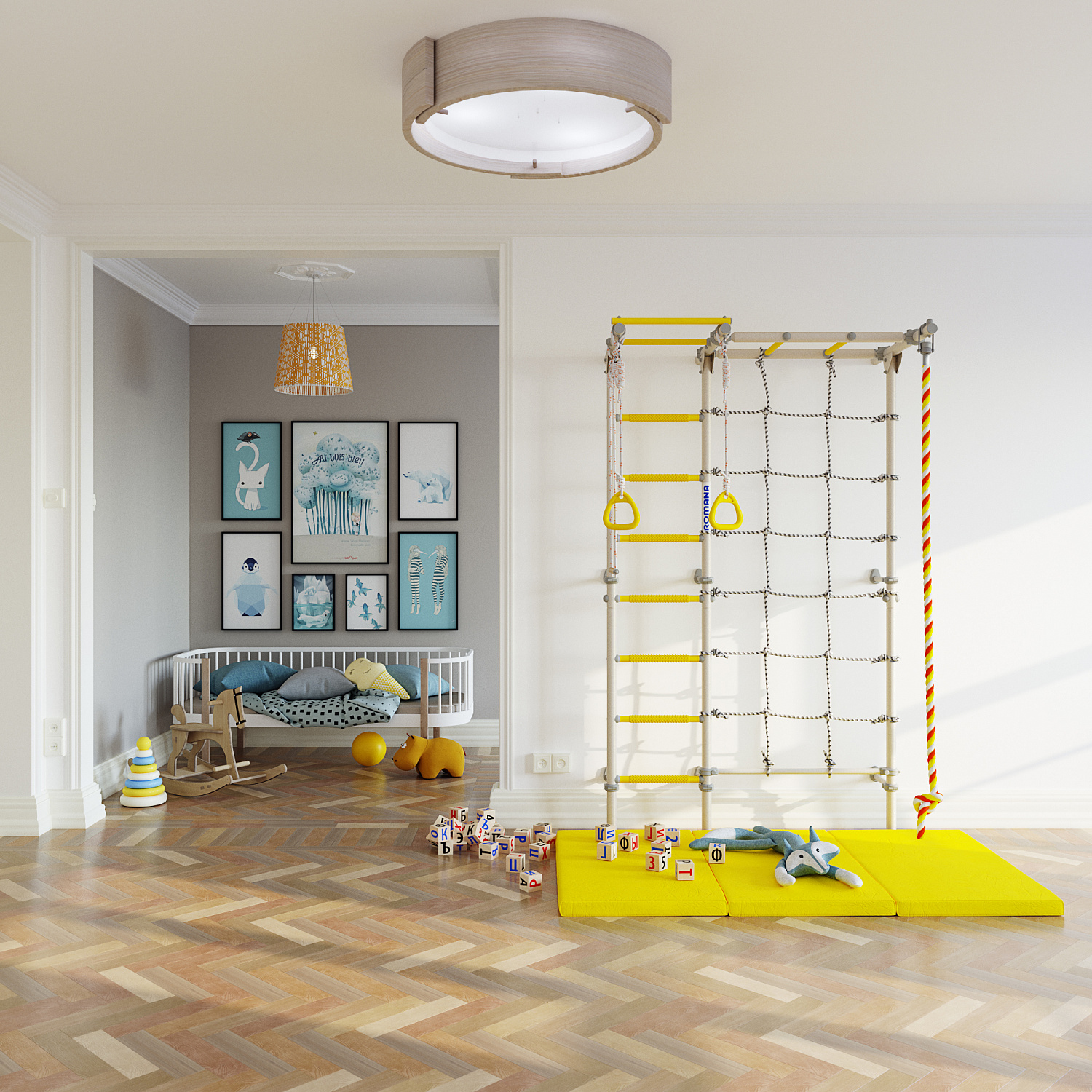 Выбор домашнего спорткомплекса - пристенная шведская стенка в Элисте фото от компании ВИНКО. Интернет-магазин➥i-fun.ru