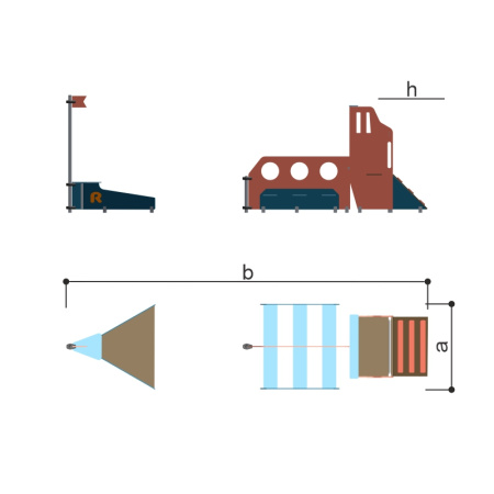 Игровой комплекс Romana 057.75.00 в Элисте ВИНКО