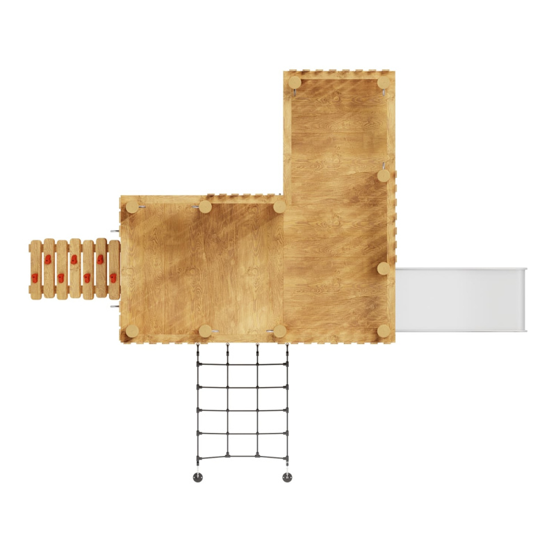 Игровая платформа с горкой и сеткой ELMAF 314609 в Элисте ВИНКО