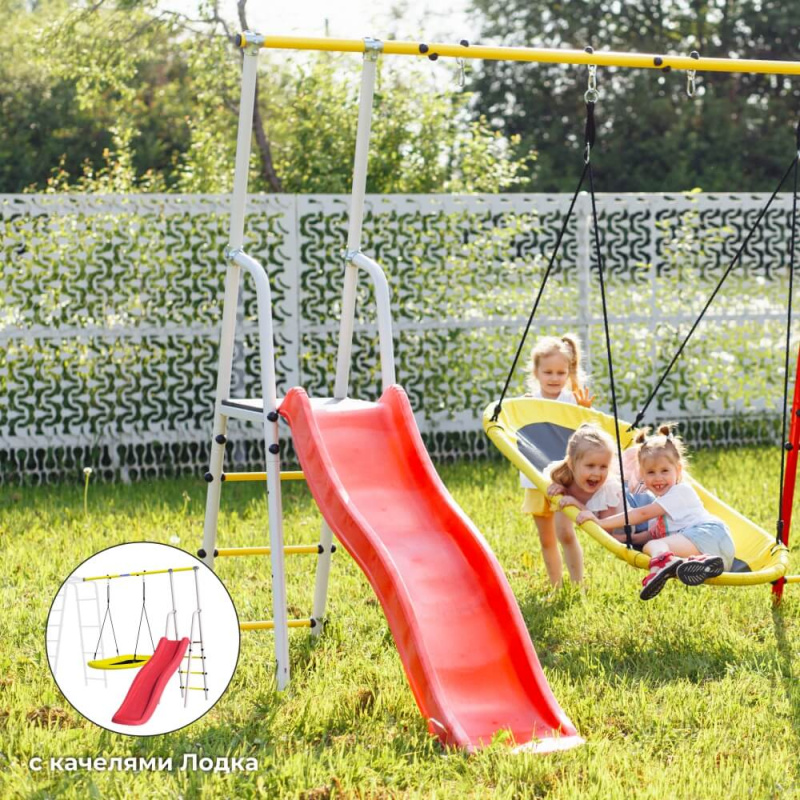 Дополнительный комплект с горкой к дачному комплексу ROMANA (для высоты балки качелей 2050 мм) в Элисте ВИНКО