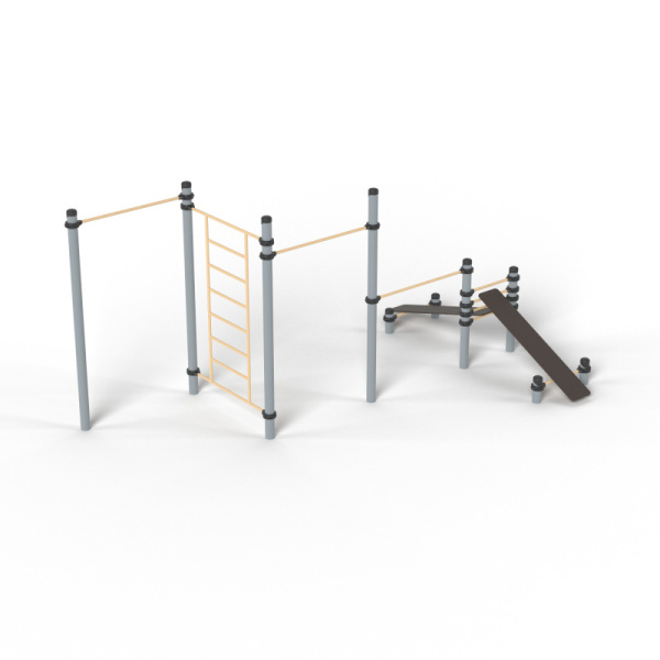 Спортивное оборудование Романа 501.11.01 (бежевый/серый) (бетонирование)