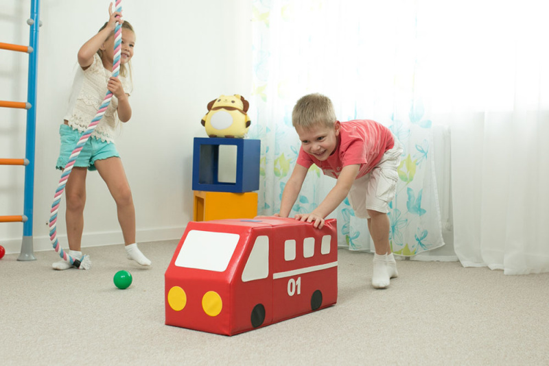 Контурная мягкая игрушка Romana «Пожарная машина» в Элисте ВИНКО