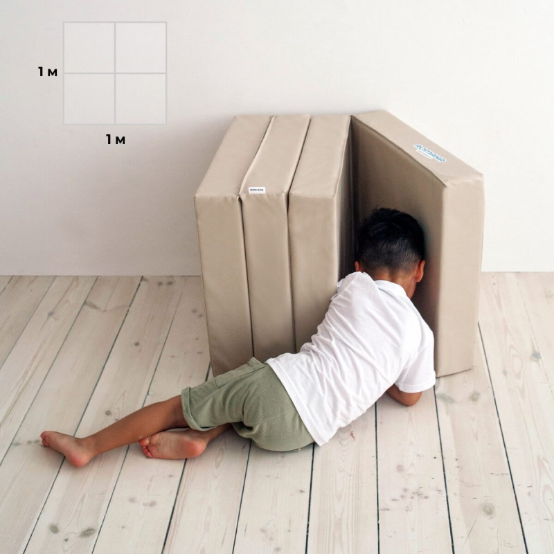 Мат (мягкий щит) Romana 1000*1000*100, в 4 сложения в Элисте ВИНКО