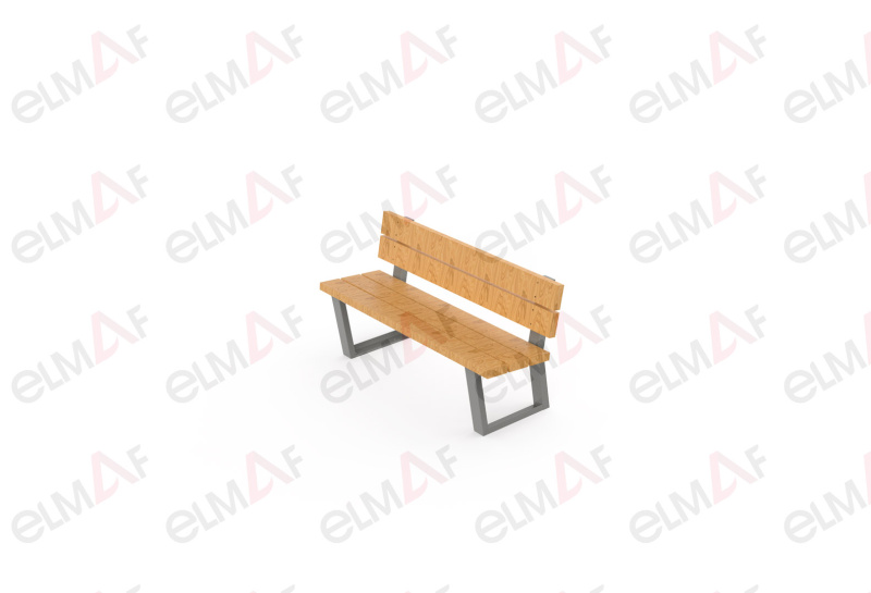 Скамейка со спинкой ELMAF 92006 в Элисте ВИНКО