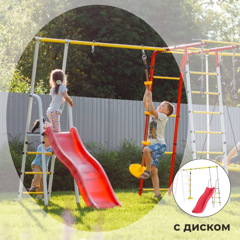 Дополнительный комплект с горкой к дачному комплексу ROMANA (для высоты балки качелей 2050 мм) в Элисте ВИНКО