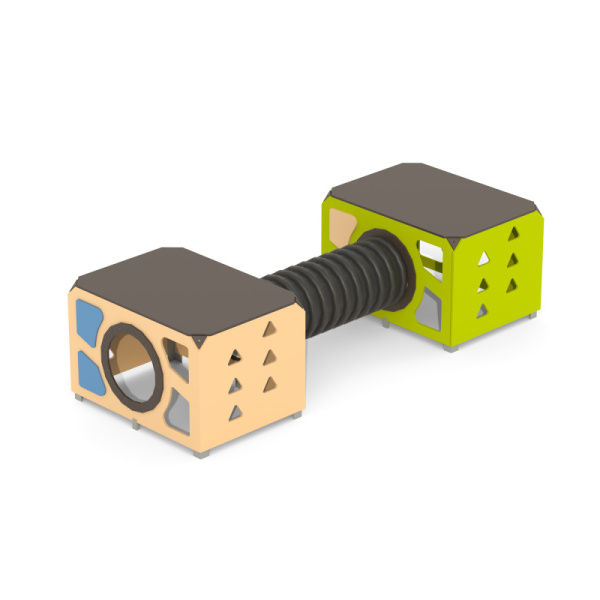 Игровой модуль Романа 115.20.00 (зеленый/бежевый) (бетонирование)