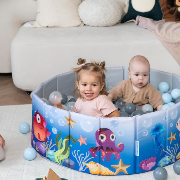 Игрушка Детский сухой бассейн TM Romana Мир приключений Аквариум складной