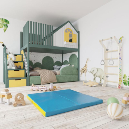 Мат (мягкий щит) Romana 1000*1000*60, в 2 сложения