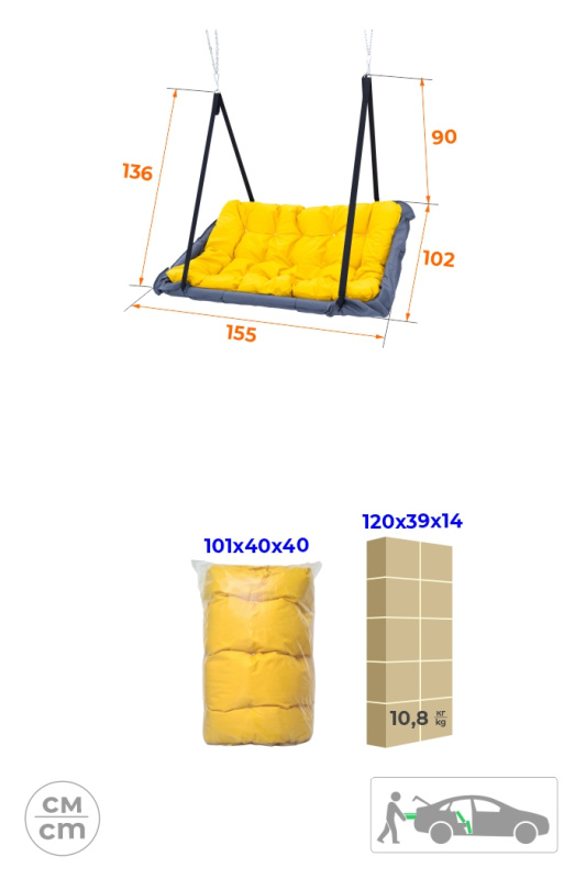 Диван Подвесной ROMANA в Элисте ВИНКО