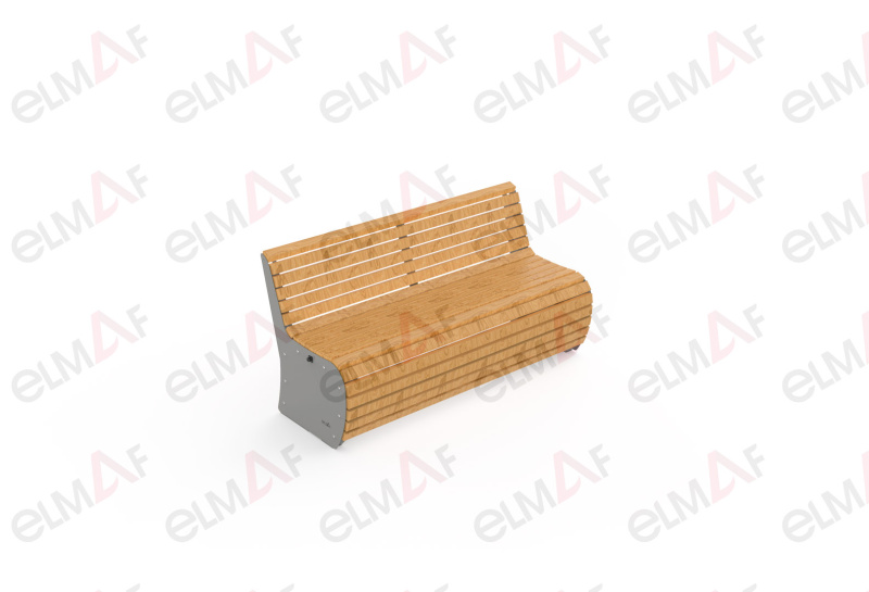 Скамейка со спинкой и USB зарядкой ELMAF 92009 в Элисте ВИНКО
