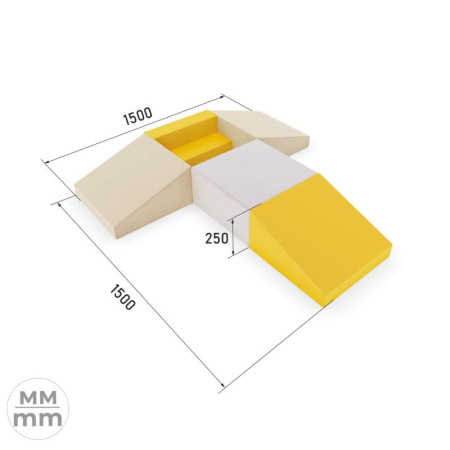 Мягкий игровой комплекс Romana «Звездолет»