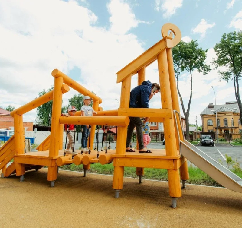 Игровой комплекс Мост с горкой ELMAF 314622 в Элисте ВИНКО