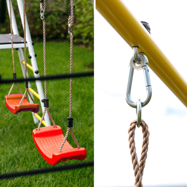 Детский спортивный комплекс для дачи ROMANA Богатырь Плюс 2 в Элисте ВИНКО