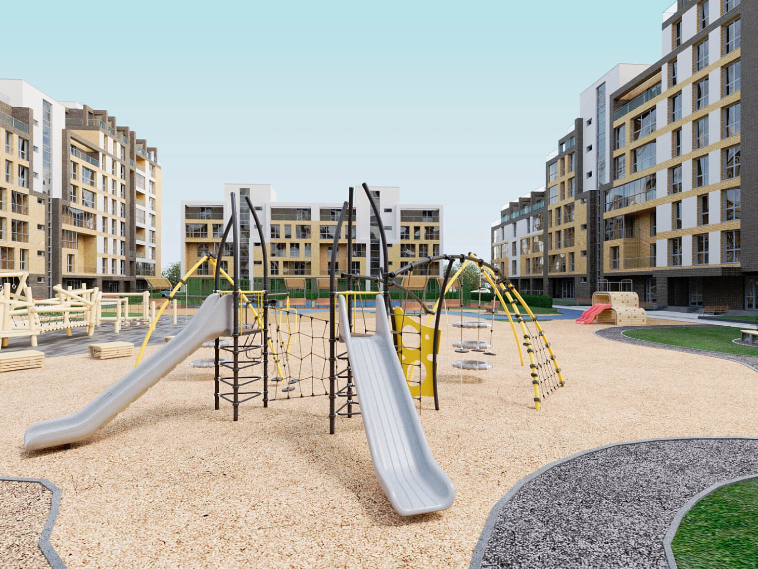 Новая серия детских игровых комплексов «Дуги» от Romana в Элисте фото от компании ВИНКО. Интернет-магазин➥i-fun.ru