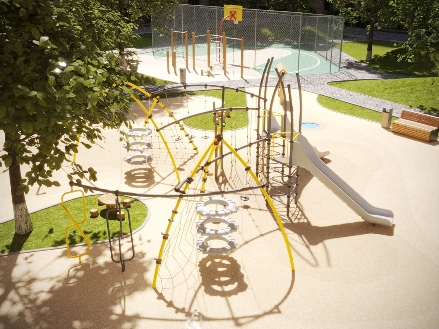 Новая серия детских игровых комплексов «Дуги» от Romana в Элисте фото от компании ВИНКО. Интернет-магазин➥i-fun.ru