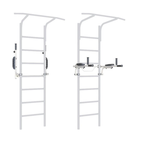 Dop4 Брусья откидные 490 мм ROMANA (белый антик золото/черный)