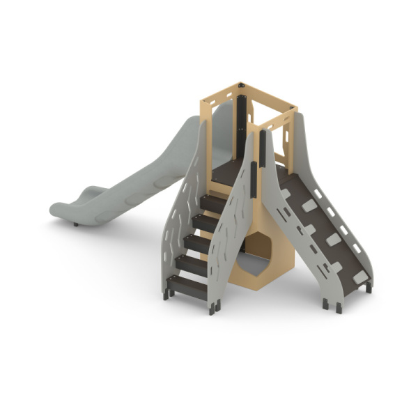 Игровой модуль Романа 115.29.00 (бежевый/серый) (бетонирование)