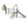 Детский спортивный комплекс с лазом и горкой Серия треугольник Romana 401.31.00